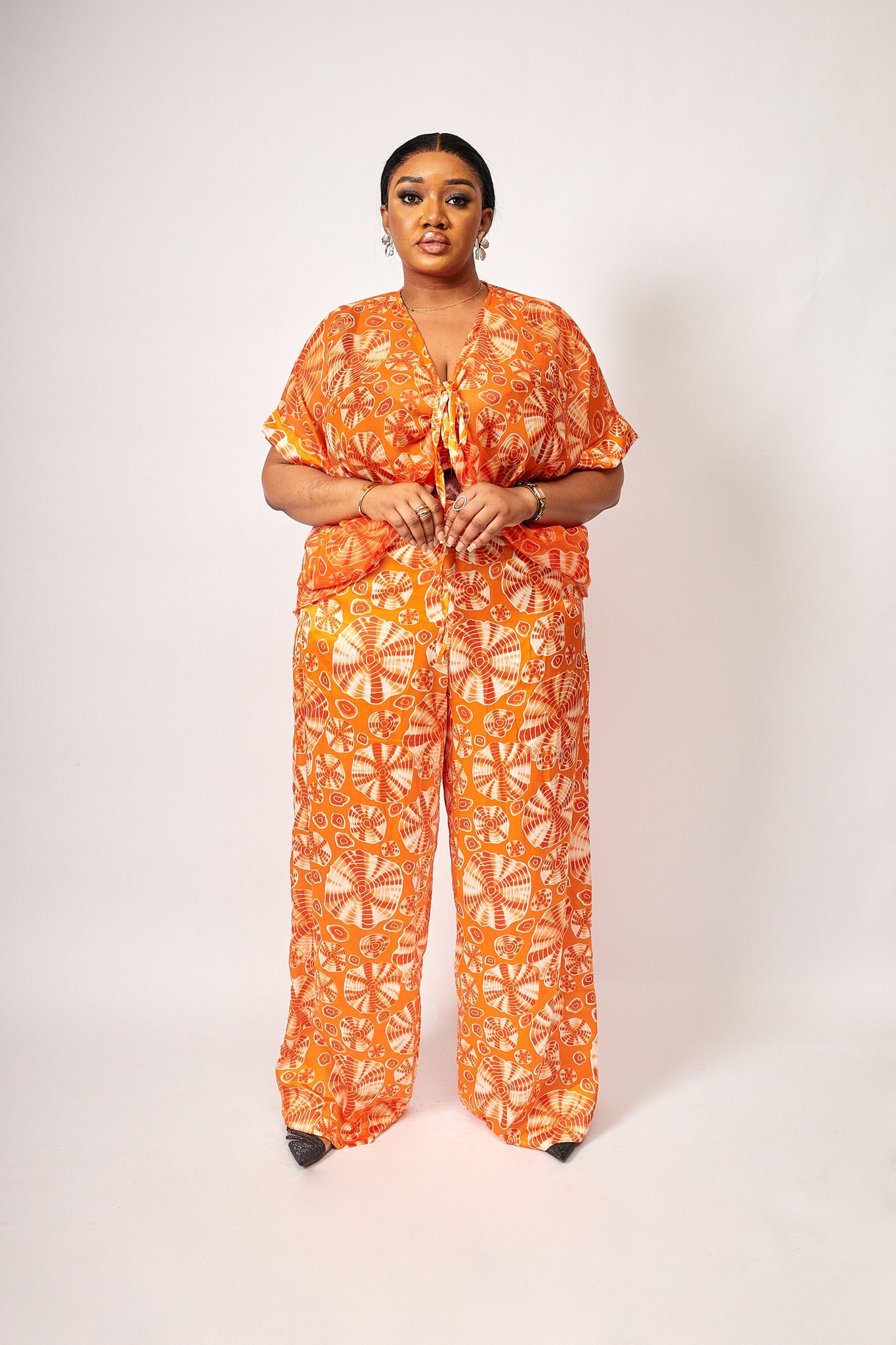 Vicky pant set (orange)