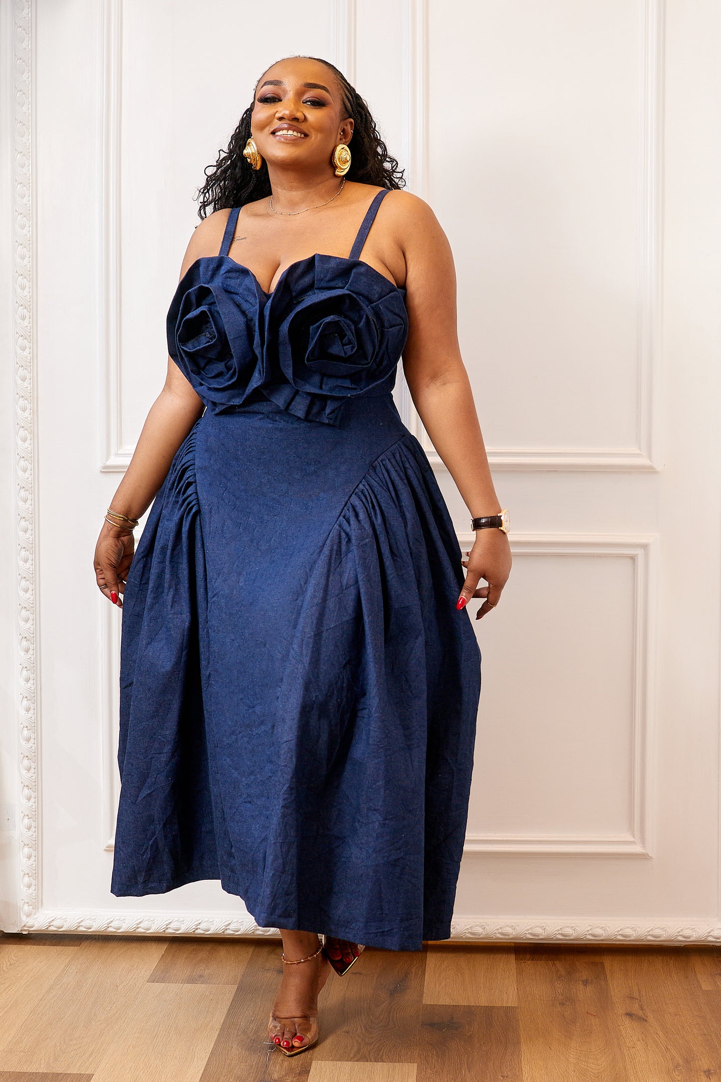 LISA DENIM DRESS