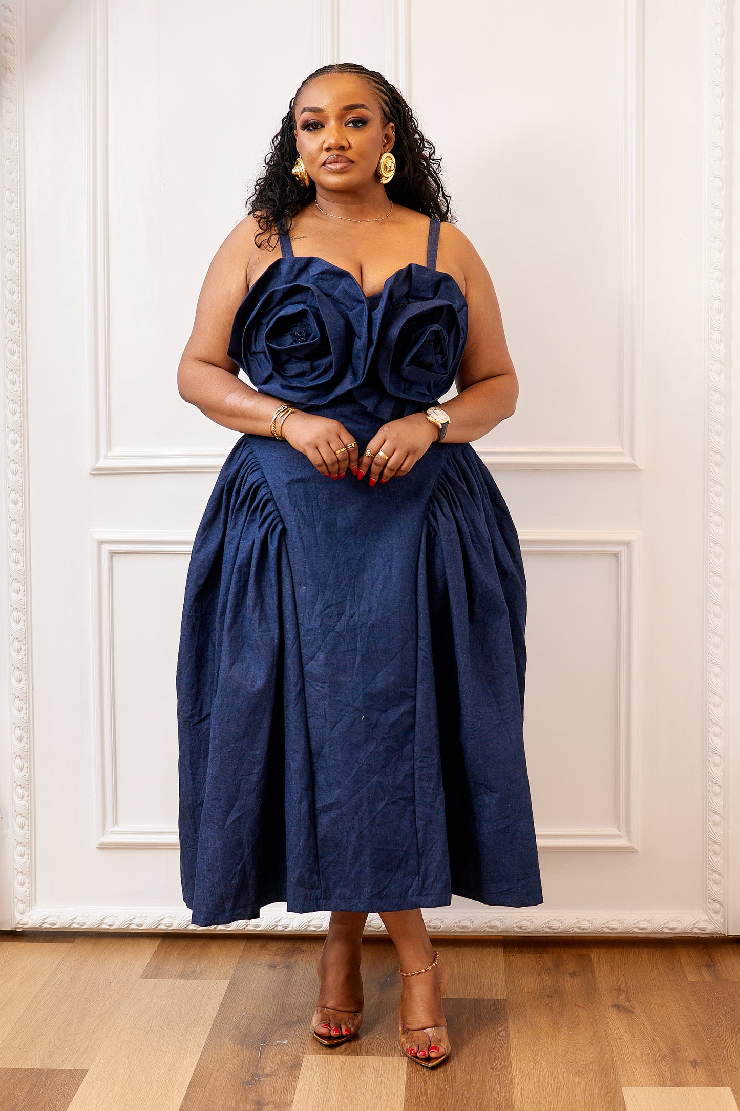 LISA DENIM DRESS