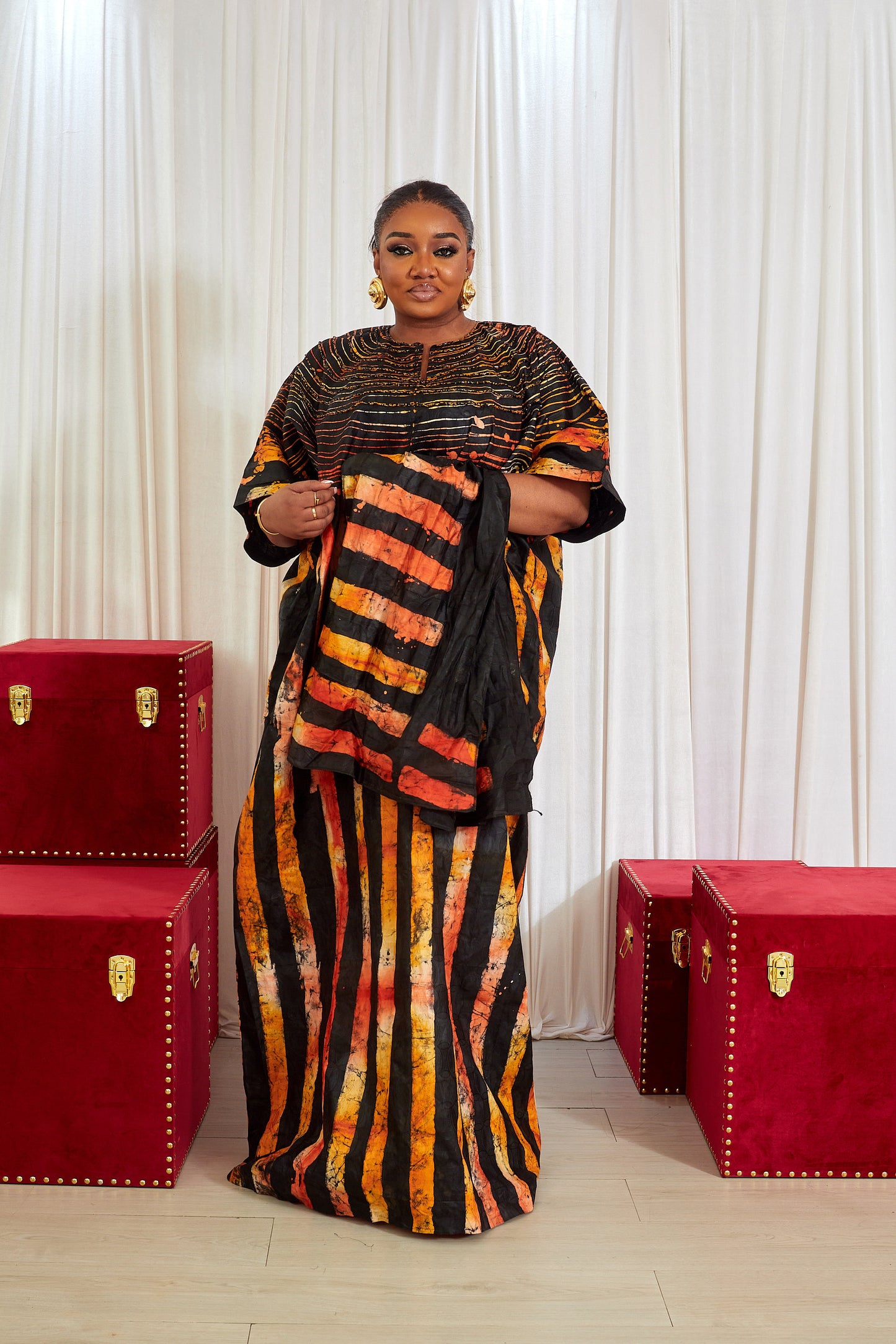 Okiki beaded maxi