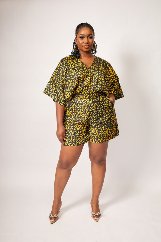 AYOKA ADIRE SHORT SET